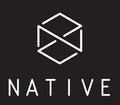 Native Logo Sticker Black